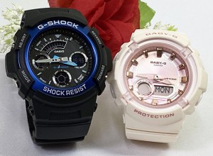 恋人たちのGショックペアウオッチ Gショック ペア G-SHOCK BABY-G  ペア腕時計 カシオ 2本セット アナデジ AW-591-2AJF BGA-280-4A2JF ラ