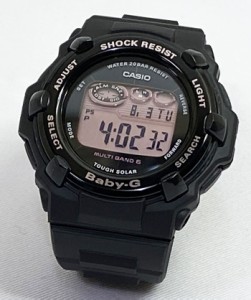 BABY-G  カシオ 黒 BGR-3000UCB-1JF ソーラー電波 プレゼント 腕時計 ギフト  ラッピング無料  baby-g  メッセージカード手書きします あ