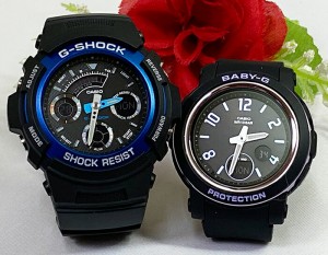 恋人たちのGショック ペアウオッチ G-SHOCK BABY-G ペア腕時計 カシオ 2本セット AW-591-2AJF BGA-290DR-1AJF 電池式  ラッピング無料 手