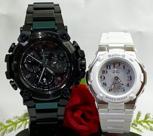 恋人たちのGショックペア G-SHOCK BABY-G ペアウォッチ ペア腕時計 カシオ 2本セット gショック 電波ソーラー MTG-B3000BD-1A2JF BGA-110