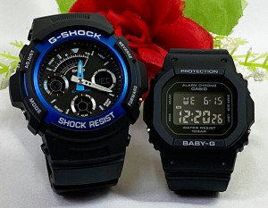 恋人たちのGショック ペアウオッチ G-SHOCK BABY-G  ペア腕時計 カシオ 2本セット gショック ベビーg AW-591-2AJF BGD-565-1JF 電池式 ア