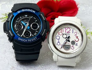 恋人たちのGショックペアウオッチ Gショック ペア G-SHOCK BABY-G  ペア腕時計 カシオ 2本セット アナデジ AW-591-2AJF BGA-290PA-7AJF 