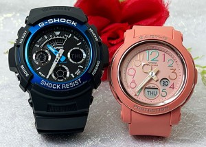 恋人たちのGショックペアウオッチ Gショック ペア G-SHOCK BABY-G  ペア腕時計 カシオ 2本セット AW-591-2AJF BGA-290PA-4AJF BGA-290PA-