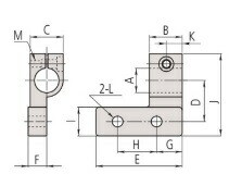 ミツトヨ 303566 取付金具 A-8