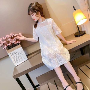 ワンピース キッズ 子供服 女の子 夏 キッズワンピース レースワンピース 半袖 子供ドレス 結婚式 ジュニア 子ども お姫様 おしゃれ 可愛