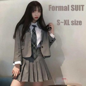 卒業式 スーツ 女の子 入園式 韓国 入学式 スーツ 女の子 ブラウス ネクタイ ジャケット スカート 大きいサイズ スーツ 卒服