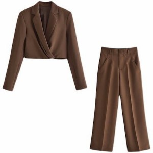 新品スーツコート ブレザー パンツ細身のパンツ 気質OLスタイル