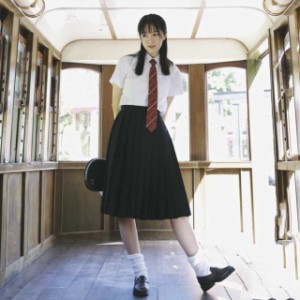 制服 女子高生 スカート ネクタイ 黒無地プリーツ ブレザー コスプレ 衣装 レディース JK セーラー服 ギャル キャバ ギャル服 コスチュー