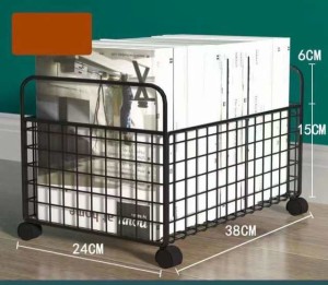 ワゴン キャスター付き 低い デスクの下に ブック 書類収納 デスクの上に 整理 鉄製 見やすい 大容量
