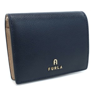 フルラ FURLA FURLA CAMELIA 二折財布小銭入付き　ブランド WP00304　ARE000　2717S MEDITERRANEO+BALLERI ネイビー系