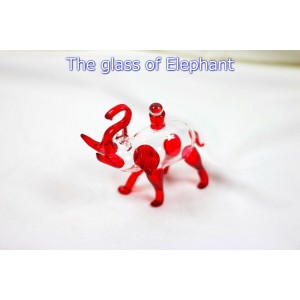 「ハーバリウム　空瓶　象　レッド」エレファント　エジプト　エジプシャンボトル動物アイテム　エジプトの職人　ガラス 瓶 ボトル 香水