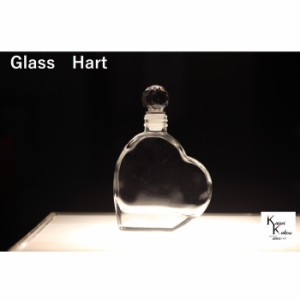 ハート型 ハーバリウムボトル 170ml ラージハート おしゃれ ハートボトル 瓶 手作り ハーバリウム ハーバリウムガラス 材料 可愛い雑貨 