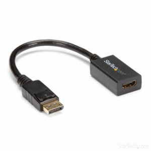 StarTech.com DisplayPort - HDMI 変換アダプタ/DP 1.2 - HDMI ビデオ変換/1080p/ディスプレイポート - HDMI 映像コンバータ/DP - HDMI 