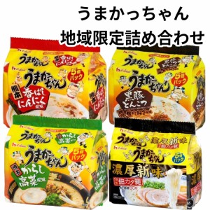 うまかっちゃん 濃厚新味 高菜 黒豚 香ばしニンニク 4種 各5食 20食入 豚骨ラーメン 詰め合わせ 仕送り 常温