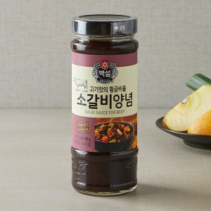 [CJ] 白雪 牛カルビタレ /500g BBQ 牛肉 カルビソース たれ 韓国調味料 韓国食材