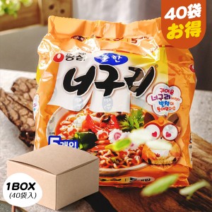 [農心] ノグリ 小辛 (マイルドな味) / BOX( 124g×40個入り) 韓国ラーメン らーめん 韓国食材 箱売り