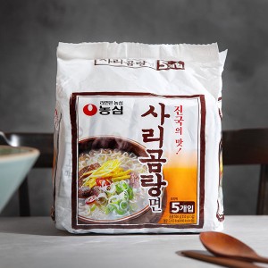 [農心] 米サリコムタン麺 コムタンラーメン 袋麺 / 110g×5個入りパック　韓国ラーメン 濃厚