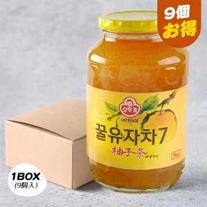 [オットギ] 蜂蜜ゆず茶7 柚子茶 / 1BOX (1kg×9個) 韓国お茶 伝統お茶 健康茶 箱売り