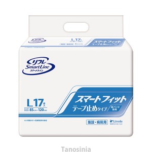 スマートフィット テープ止めタイプ L/17900 17枚×6袋 1ケース 介護用品 大人用介護おむつ