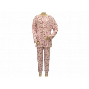 介護パジャマ 介護用寝間着 婦人用 簡単着替えパジャマ 上下セット ピンク PA04 幸和製作所 介護用品