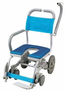 シャワーキャリー シャワーラク U型シート仕様 SWR-102 低座型 入浴用車いす 入浴用車椅子