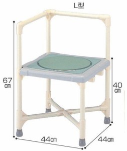 シャワーチェア ベンチシャワー 介護用品 風呂椅子 シャワーいす ターンテーブルタイプ L型 CAT-0101 座面回転