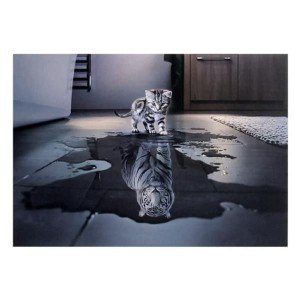 [AiO JAPAN] ジグソーパズル 猫 虎 トラ ネコ CAT 1000ピース ホワイトタイガー アニマル 動物 知育玩具 知育