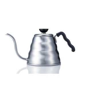 シルバー_800mL_ヴォ―ノ HARIO(ハリオ) V60 ドリップケトル・ヴォーノ ヘアラインシルバー 実用容量800ml ガス・IH対応 日本製 プレゼン