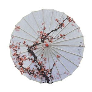 [AiO JAPAN] 傘 和傘 日傘専用 梅 ウメ 和風傘 かさ 木製 和風 和柄 UVカット SNS 撮影用 和装 コンパクト 軽量 日傘