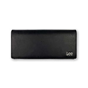 ブラック 【全3色】 Lee リー ロングウォレット 二つ折り 長財布（0520368） (ブラック)