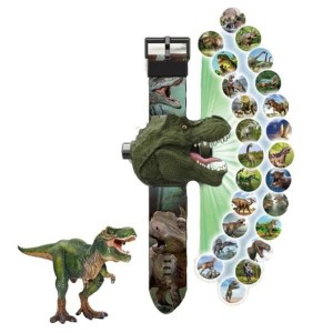 [AiO JAPAN] 腕時計 ダイナソー 恐竜 24パターン プロジェクター おもちゃ 幼児教育 知育玩具