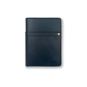 NAVY 【全3色】 EDWIN エドウイン リベットデザイン L字ファスナー小銭入れ 二つ折り 財布 ウォレット(0510633) (NAVY)