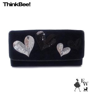 シンクビー 財布 Think Bee ノートルダム L型 長財布 ブルー A002691 