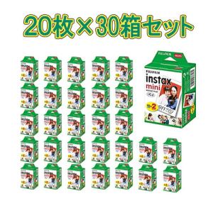 【10枚/2パック×30個セット】富士フイルム｜FUJIFILM チェキ　インスタントフィルム　カラー instax mini ホワイト [チェキ用フィルム60