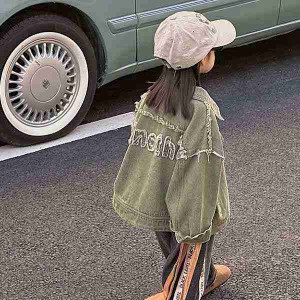 デニム ジャケット キッズ 子供服 女の子 男の子 アウター コート ベビー服 春秋 トップス 上着 子ども服 おしゃれ 可愛い 入学 入園 幼