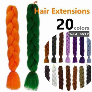 エクステ 編み込み 三つ編み カラーエクステンション つけ毛 ヘアアレンジ ブレイズ コーンロウ ヒップホップ ブレイク コスプレ イベン