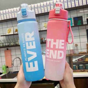 1000ml 水筒 スポーツウォーターボトル かわいい スリム おしゃれ スポーツ ジム 旅行 アウトドア 漏れ防止 耐久性