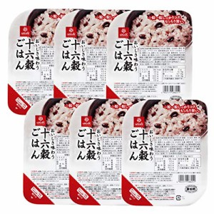 まとめ買い  はくばく おいしさ味わう 十六穀ごはん 無菌パック 6食