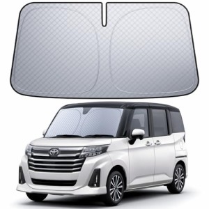 6層断熱素材 Lamicall トヨタ ルーミー タンク フロントガラス サンシェード : 車サンシェード 日除け 車 クルマ フロントサンシェ