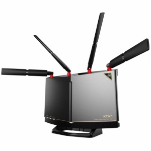 限定 バッファロー WiFi ルーター 無線 LAN Wi-Fi 6E 11ax 6GHz AXE11000 トライバンド 12ストリーム 48