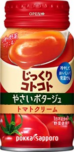 ポッカサッポロ じっくりコトコトやさいポタージュトマトクリーム 170g × 30本