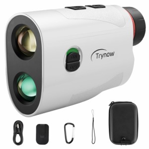 Trynow ゴルフ距離計 3〜1200yd対応 最速0.05秒測定 小型 軽量 ゴルフレーザー距離計 距離測定器 高透過LCD液晶