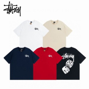 STUSSY ステューシー Tシャツ メンズ レディース ロゴ Ｔシャツ 半袖 BACK LOGO カジュアル 半袖Tシャツ 送料無料 並行輸入品