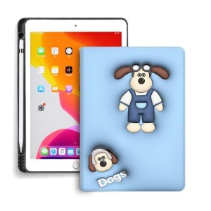 ipad第5世代 iPad第6世代 iPad air初代 　iPad air2　 ペン収納ケース 9.7インチ　可愛いワンちゃん柄