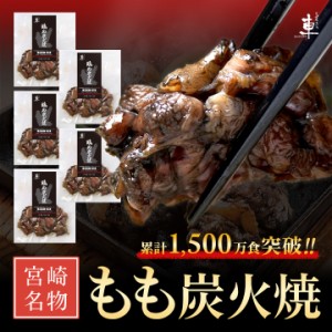 宮崎名物 親鶏 もも炭火焼 100g×５袋　送料無料 冷凍便 親鶏 お湯ぽちゃ 真空パック 鶏 鳥 冷凍 炭火焼き 炭火焼 鶏の炭火焼き 鳥の炭火