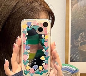 iPhoneケース  スマホケース l チューリップ カラフル 花柄 きれいめ 大人可愛い  韓国ファッション