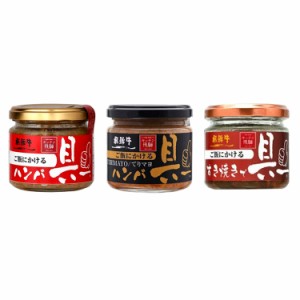 【3種セット】ご飯にかける飛騨牛ハンバ具ー120g＆ご飯にかける飛騨牛ハンバ具ー（てりマヨ）120g＋ご飯にかけるすき焼きで具ー120g 飛騨