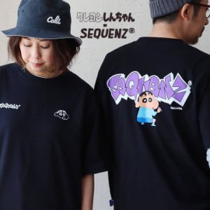 Tシャツ 半袖 メンズ レディース クルーネック バックプリント クレヨンしんちゃん 刺繍 キャラクター 綿100％ コットン ヘビーウェイト 