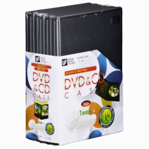 OHM DVD＆CDケース スリム 10個入 OA-RDVS-10PK 01-3280 オーム電機