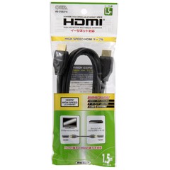 オーム電機 ＨＤＭＩ１．４ケーブル １．５ｍ VIS-C15ELP-K 05-0280